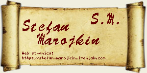 Stefan Marojkin vizit kartica